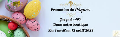 Promotion de pâques du3 au 12 avril 2023 jusqu'à - 40%